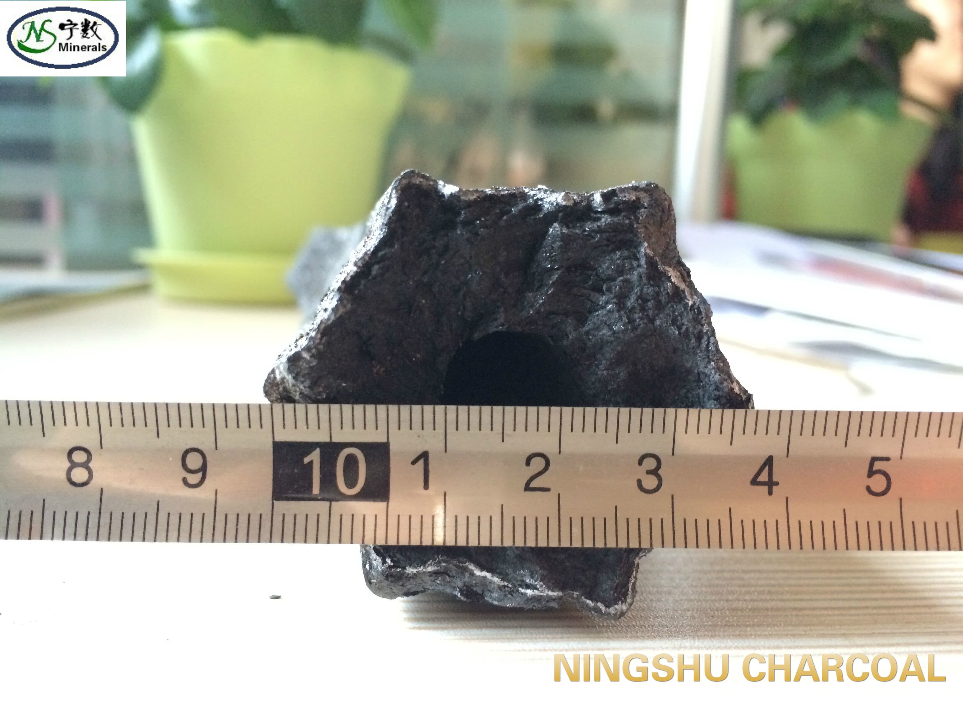 Sawdust briquette charcoal